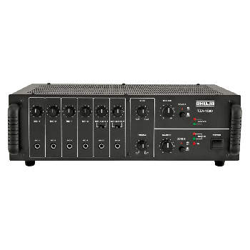 Ahuja TZA1500 6-Microphone 2-Aux Input PA Amplifier 