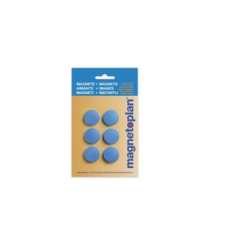 Magnetoplan Magnetic Discofix Hobby (On Blister) Packet of 6