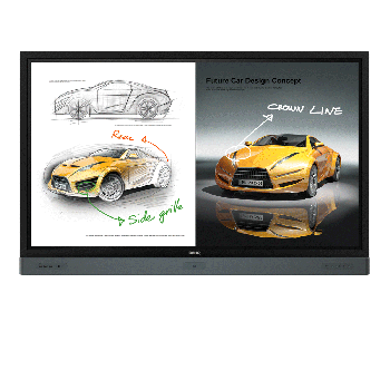 BenQ CP6501K 65” 4K DuoBoard Corporate Interactive Touchscreen Flat Panel 