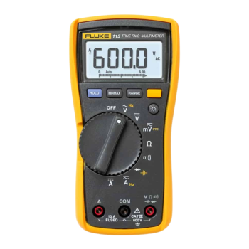 Fluke 115 True RMS Digital Multimeter CAT III 600V, 10A Electrical Testing Meter