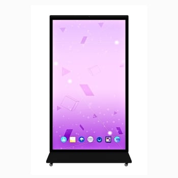 DMInteract DM-75FDS 75-Inch Floor-Standing 4K Narrow Bezel Digital Signage for Indoor Advertising