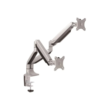Skill Tech SH100 C024 Fit Screen Size of 13″ to 32″ With Weight Upto 9Kg Dual Monitor Thin Gas Spring Assisted Aluminium Monitor Arm