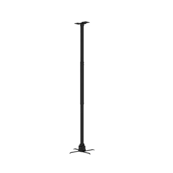 Skill Tech SH 04P Black Steel 2000‑3000 mm Adjustment 25 kg Projector Ceiling Mount