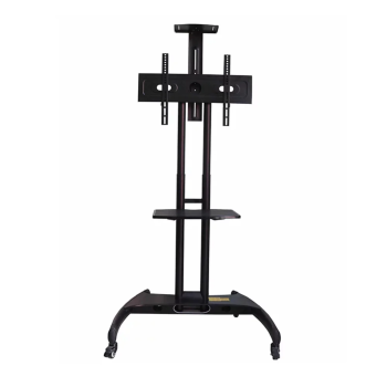 Skill Tech SH 1500 70 Fit Screen Size of 32″ to 75″ With Weight Upto 50Kg Professional TV Trolly Stand