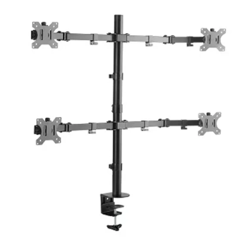 Skill Tech SH C404 Fit Screen Size of 13″ to 2″ With Weight Upto 8Kg Four Screen Articulating Desktop Monitor Mount