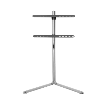 Skill Tech SH ST46C Fit Screen Size of 49″ to 70″ With Weight Upto 40Kg Chrome Plated Slender V-Base Studio TV Floor Stand