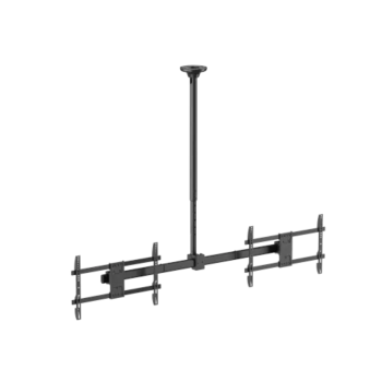 VSYS VCM-CE1546L Fit Screen Size of 43″ to 86″ With the Weight Upto 60Kg For Heavy-Duty Adjustable Ceiling Mount for Dual Screens