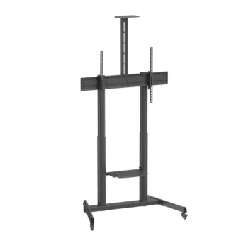 VSYS VTLX17-610TW Fit Screen Size of 60″ to 100″ With the Weight Upto 120Kg Telescope Height-Adjustable Steel with Quick-Release Spring Lock TV Cart 