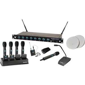 ClearOne 910-6000-804-X-C-D 8-Channel Wireless Microphone System Receiver