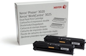 Xerox 106R03048 Phaser 3020 / WorkCentre 3025 Dual Pack Print Cartridge