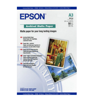 Epson A3 Archival Matte Paper - 50 Sheets (189gsm)