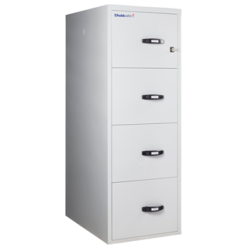 Chubbsafes Fire File 31 Fire-Resistance Document Protection Cabinet with 4 Drawers