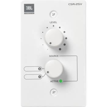 JBL CSR-2SV Wall-Mounted Remote Control for CSM Mixers (White)
