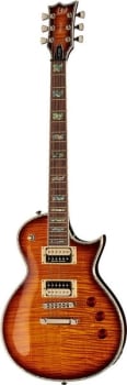 ESP LEC1000ASB LTD EC-1000 Electric Guitar-Amber Sunburst
