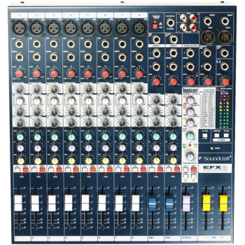 Soundcraft EFX 8 Channel Lexicon Effects Audio Mixers