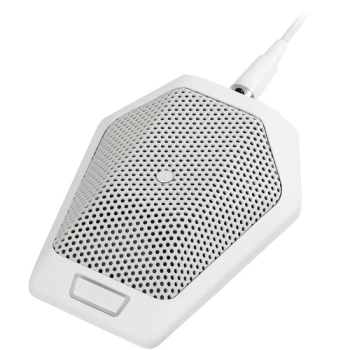 Audio-Technica U891RWB Cardioid Condenser Boundary Switch Phantom White Microphone  