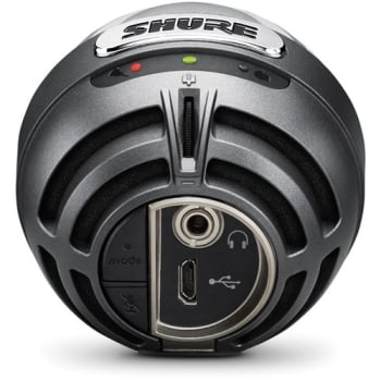 Shure MV5-DIG Cardioid USB-Lightning Microphone For Computers & iOS Devices