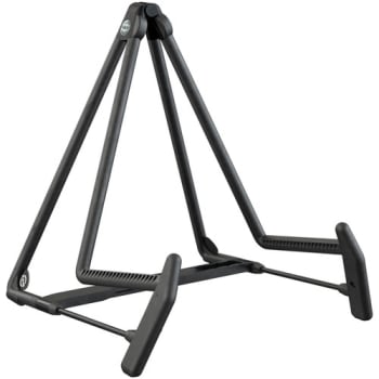 K&M 17580 Heli 2 Acoustic Guitar Stand - Black