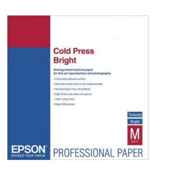 Epson Fine Art Paper Signature Worthy Cold Press Bright A3+ Sheet Media