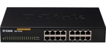 D-Link DES-1016A 16-Port Fast Ethernet Unmanaged Desktop Switch