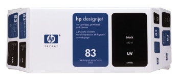 HP 83 Black 680-ml UV Ink Cartridge C5000A 