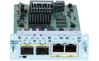 Cisco NIM-2GE-CU-SFP 2-Port Gigabit Ethernet WAN Network Interface Module