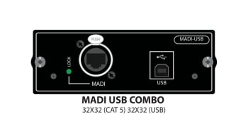 Soundcraft 32 Channel MADI+32CH USB Si Option Card for Stagebox and Record