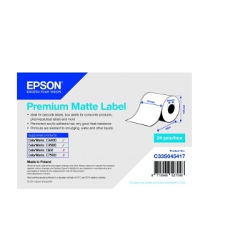 Epson Premium Matte Label - Continuous Roll: 51mm x 35m