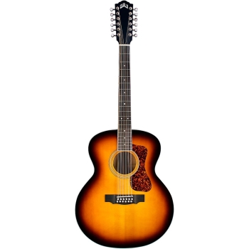 Guild F-2512E Deluxe Antique Sunburst Acoustic Guitar 