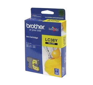 Brother Yellow Ink Cartridges LC38Y