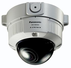 Panasonic SD HD Vandal Resistant Fixed Dome Network Camera WV-SW355PJ