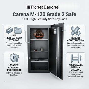 Fichet-Bauche Carena M-120 Grade 2 Safe – 117L High-Security Safe Key Lock