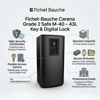 Fichet-Bauche Carena Grade 2 Safe M-40 – 43L Key & Digital Lock