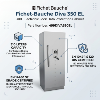 Fichet-Bauche 499DIVA350EL Diva 350 EL 310L Electronic Lock Data Protection Cabinet