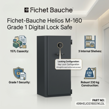 Fichet-Bauche Helios M-160 Grade 1 Digital Lock Safe – 157L