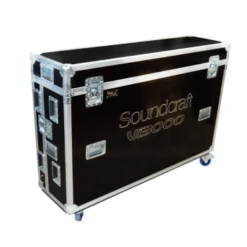 Soundcraft Vi3000 Delux Flightcase Inc Monitor Stand