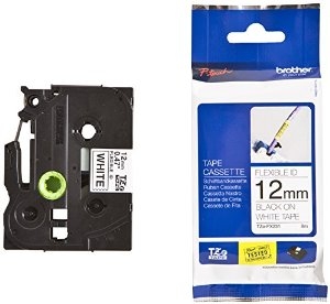 Brother TZ-FX231 Black on White Flexible ID Tape