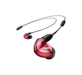 Shure SE535LTD+BT1-EFS Special Edition Sound Isolating Earphones, Red