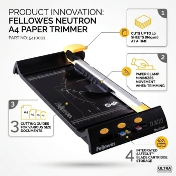 Fellowes Neutron A4 Paper Trimmer