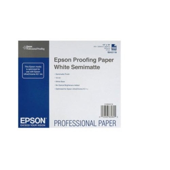 Epson Proofing Paper White Semimatte, DIN A3+, 100 Sheets