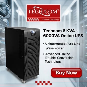 Techcom 6 KVA - 6000VA Online UPS