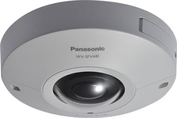 Panasonic 360-degree Vandal Resistant Outdoor Dome 9 Megapixel Network Camera Security System -WV-SFV481