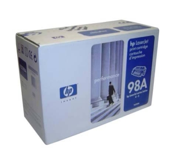 HP 98A Black Original LaserJet Toner Cartridge 92298A