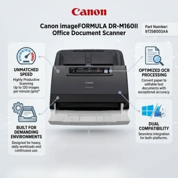 Canon imageFORMULA DR-M160II Office Document Scanner