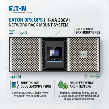 Eaton 9PX UPS 9PX11KIRTNBPG2 11kVA 230V HotSwap Network Rack Mount UPS System