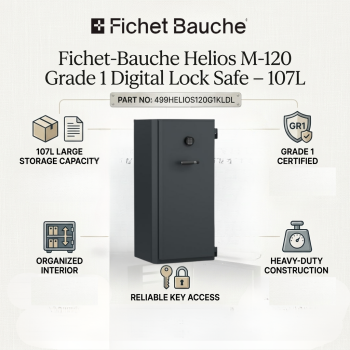 Fichet-Bauche Helios M-120 Grade 1 Digital Lock Safe – 107L