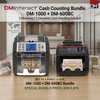 Cash Counting & Sorting Bundle – DMInteract DM-1000 + DM-600BC