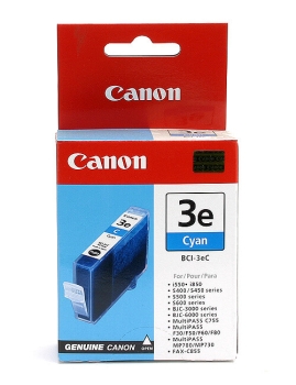 Canon Original Inkjet Cartridge (BCI-3e Cyan)