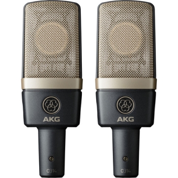 AKG C314 Multi Pattern Condenser Microphone Matched Pair
