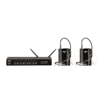 AKG DMS Tetrad Performer Set Professional Digital Four Channel Wireless System